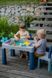 Комплект дитячих меблів (стіл, 2 стільця) Tega Baby Teggi Multifun Turquoise-Navy (TI-011-173) TI-011-173 фото 2