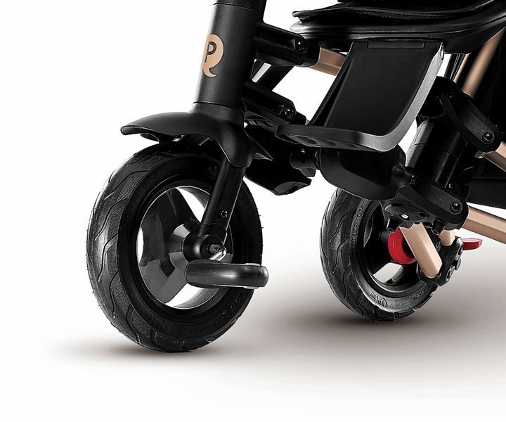 Складаний триколісний велосипед Qplay Nova Plus Rubber Gold від 10 місяців до 6 років (qp-4073) qp-4073 фото