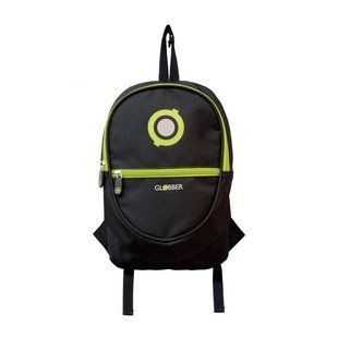 Рюкзак для дітей Globber Junior Black-Lime Green з кріпленням на самокат (524-136) 524-136 фото