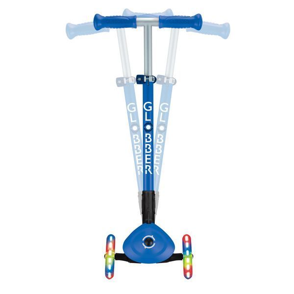 Детский самокат Globber Primo Foldable Lights Navy Blue от 3 до 7 лет (432-100-3) 432-100-3 фото