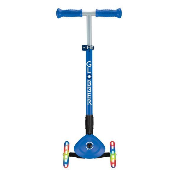 Детский самокат Globber Primo Foldable Lights Navy Blue от 3 до 7 лет (432-100-3) 432-100-3 фото