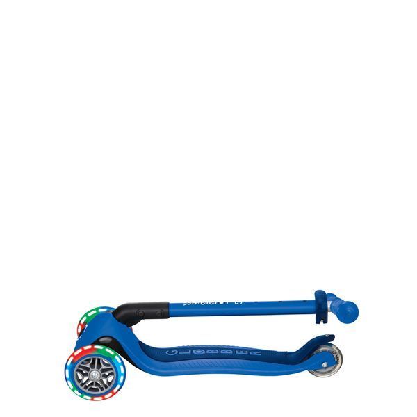 Детский самокат Globber Primo Foldable Lights Navy Blue от 3 до 7 лет (432-100-3) 432-100-3 фото