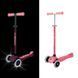 Детский самокат Globber Primo Plus Glow Lights Coral Pink от 3 до 9 лет (443-110) 443-110 фото 9