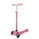 Детский самокат Globber Primo Plus Glow Lights Coral Pink от 3 до 9 лет (443-110) 443-110 фото 2
