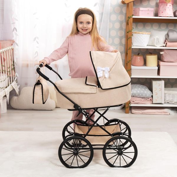 Коляска для кукол Bayer Design Classic Sand Hearts (14375AA) 14375AA фото