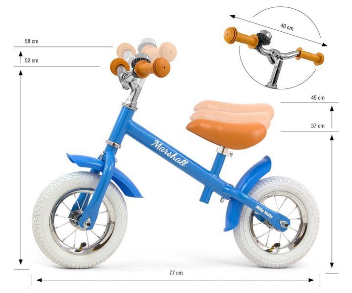 Беговел Milly Mally Marshall Air Blue от 2 до 5 лет (mm-3111) mm-3111 фото