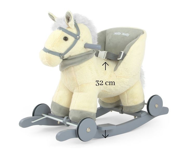 Конячка-гойдалка Milly Mally Polly Beige mm-2195 фото