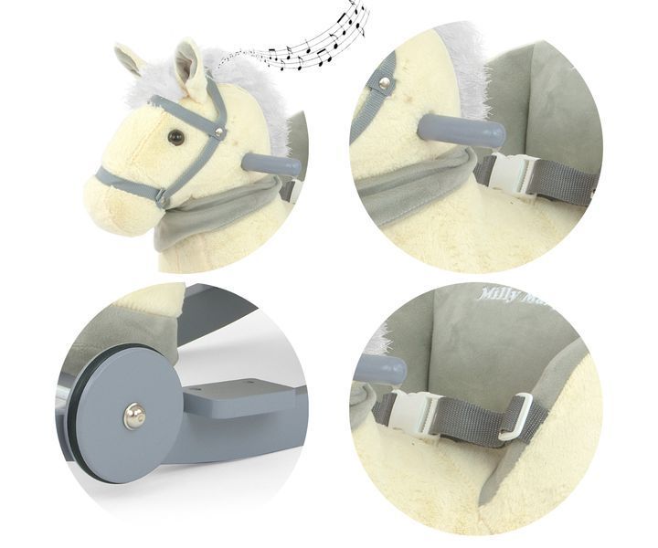 Конячка-гойдалка Milly Mally Polly Beige mm-2195 фото