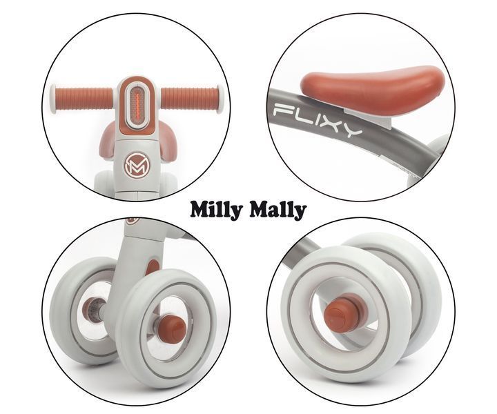 Біговел Milly Mally Flixy Grey від 1 до 3 років (mm-6421) mm-6421 фото