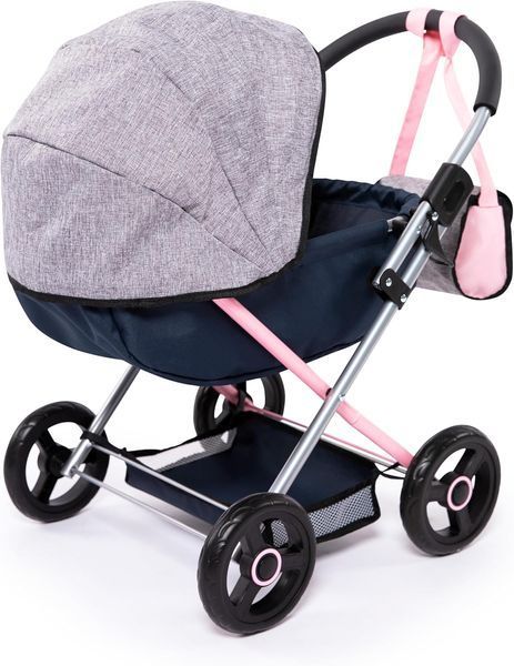 Коляска для кукол Bayer Design Cosy Grey Butterfly (12727AA) 12727AA фото