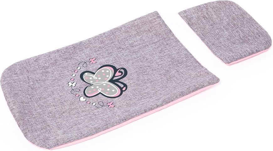 Коляска для кукол Bayer Design Cosy Grey Butterfly (12727AA) 12727AA фото