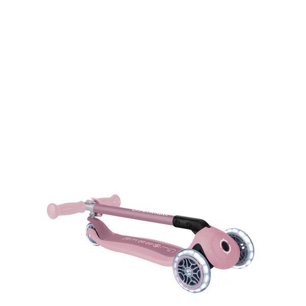 Дитячий самокат Globber Primo Foldable Lights ECOlogic Berry від 3 до 7 років (696-510) 696-510 фото