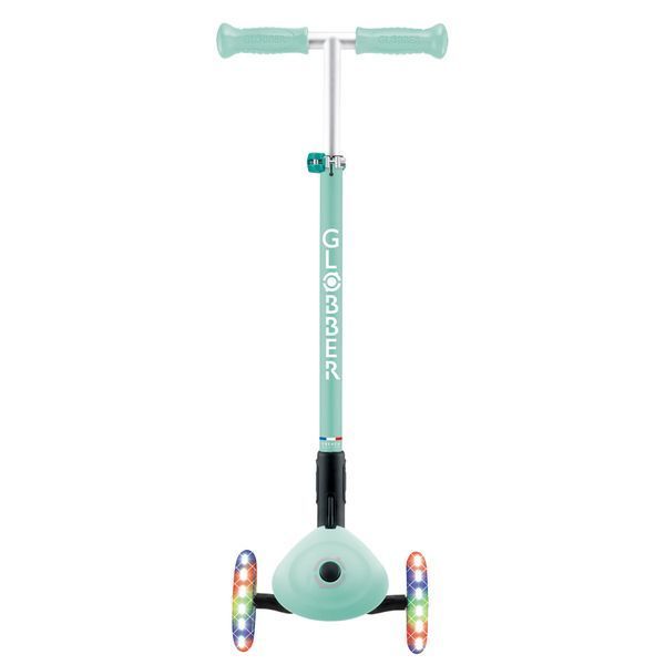 Детский самокат Globber Primo Foldable Lights Mint от 3 до 7 лет (432-706-4) 432-706-4 фото
