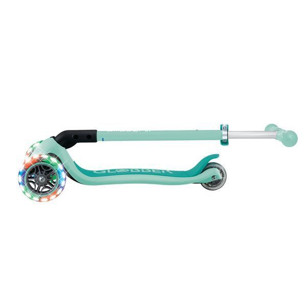 Детский самокат Globber Primo Foldable Lights Mint от 3 до 7 лет (432-706-4) 432-706-4 фото