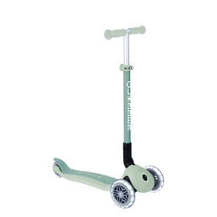 Дитячий самокат Globber Primo Foldable Lights ECOlogic Pistachio від 3 до 7 років (696-505) 696-505 фото