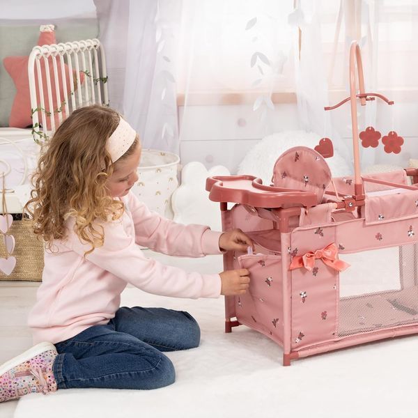 Кроватка для куклы Bayer Design с аксессуарами Dusty Rose (62626AA) 62626AA фото