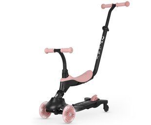 Самокат з сидінням 5 в 1 Qplay Sema Evo Coral Pink від 1 до 6 років (qp-6310) qp-6310 фото