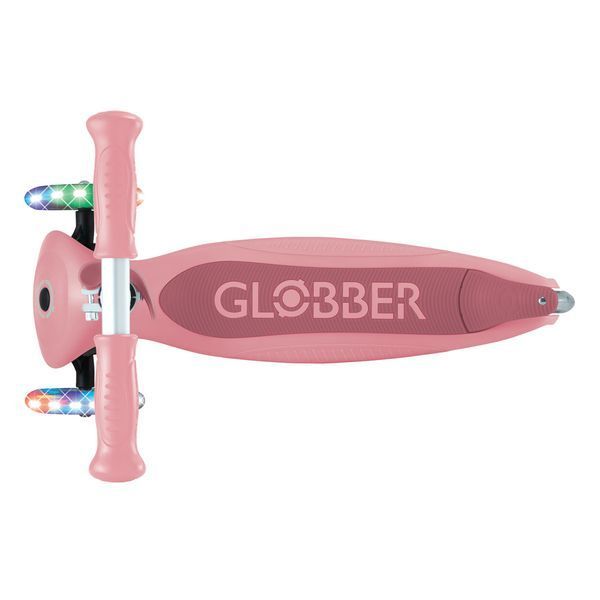 Детский самокат Globber Primo Foldable Lights Pastel Pink от 3 до 7 лет (432-611-4) 432-611-4 фото