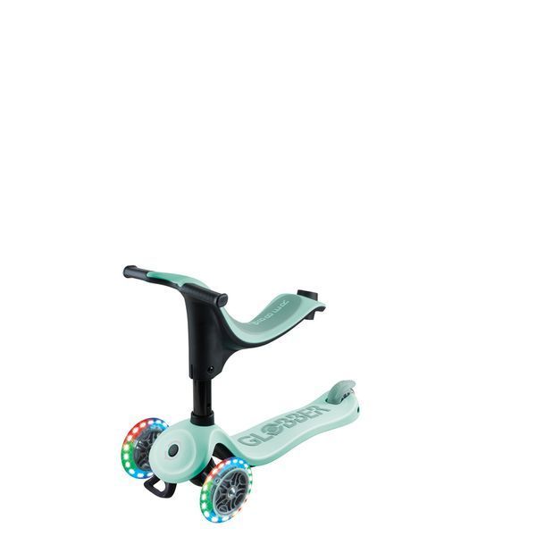 Самокат с сиденьем Globber GO-UP Sporty Lights Mint от 15 месяцев до 7 лет (452-706-4 S) 452-706-4 S фото