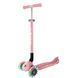 Детский самокат Globber Primo Foldable Lights Pastel Pink от 3 до 7 лет (432-611-4) 432-611-4 фото 2