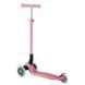 Детский самокат Globber Primo Foldable Lights Pastel Pink от 3 до 7 лет (432-611-4) 432-611-4 фото 3