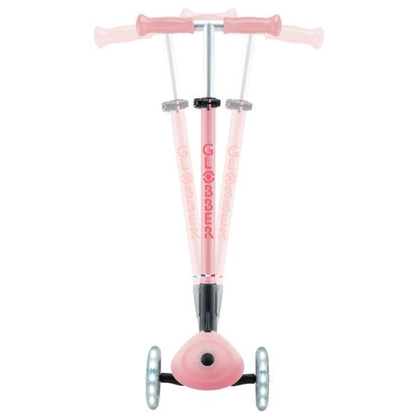 Детский самокат Globber Primo Foldable Plus Lights Pastel Pink от 3 до 9 лет (439-710-2) 439-710-2 фото