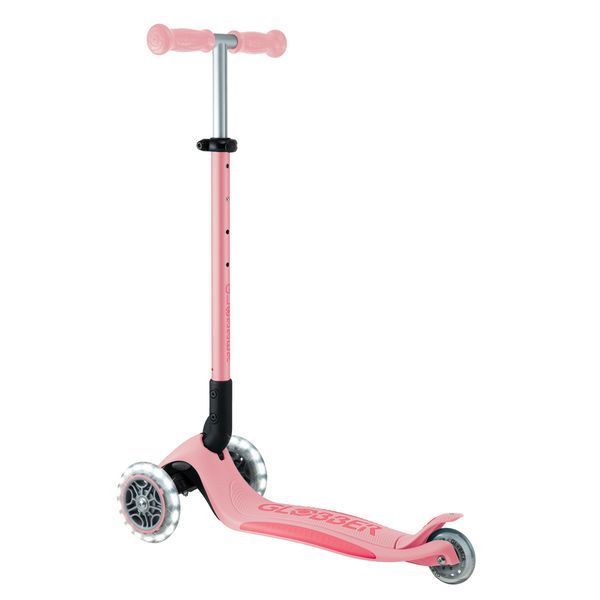 Детский самокат Globber Primo Foldable Plus Lights Pastel Pink от 3 до 9 лет (439-710-2) 439-710-2 фото