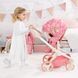 Коляска для кукол Bayer Design Xeo Pink Roses (17009AA) 17009AA фото 3