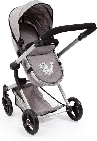 Коляска для кукол Bayer Design Neo Vario Grey Crown (18410AA) 18410AA фото
