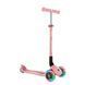 Дитячий самокат Globber Primo Foldable Lights Pastel Pink від 3 до 7 років (432-211-3) 432-211-3 фото