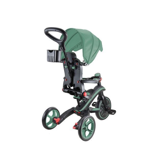 Детский велосипед 4 в 1 Globber Explorer Trike Foldable Olive от 10 месяцев до 5 лет (732-104) 732-104 фото