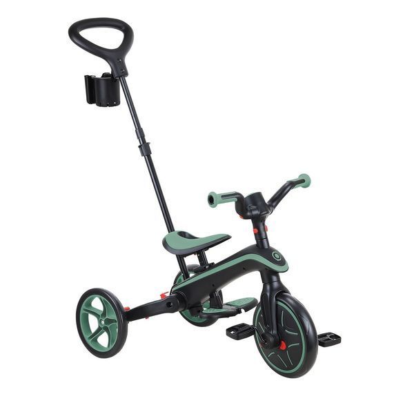 Детский велосипед 4 в 1 Globber Explorer Trike Foldable Olive от 10 месяцев до 5 лет (732-104) 732-104 фото